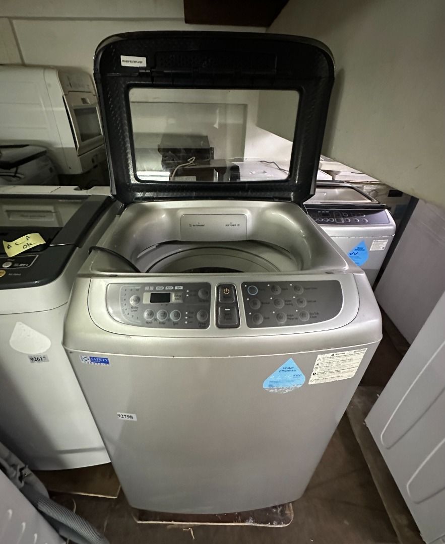 Samsung 8KG TopLoader Washing Machine WA80F5S7 (92798), TV & Home