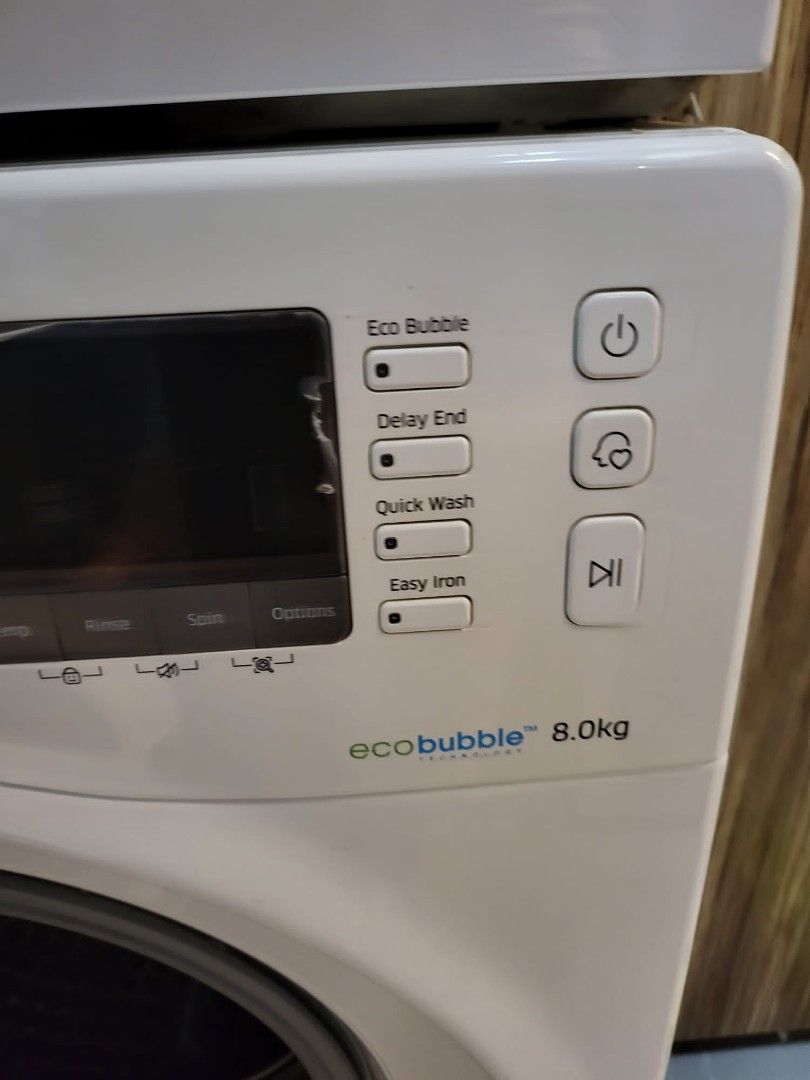 Samsung eco Bubble Front Loader Washing Machine 8kg, TV & Home