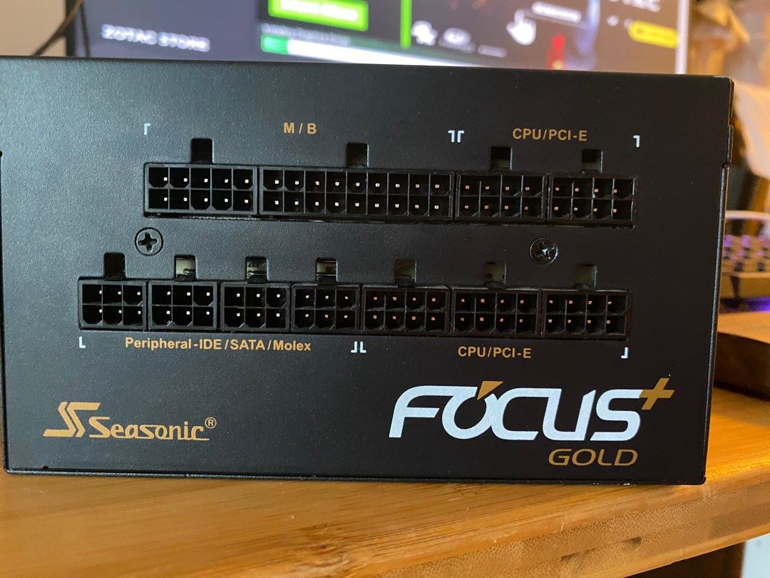 Seasonic Focus Plus Gold 650w PSU Power supply unit for PC, Computers ...