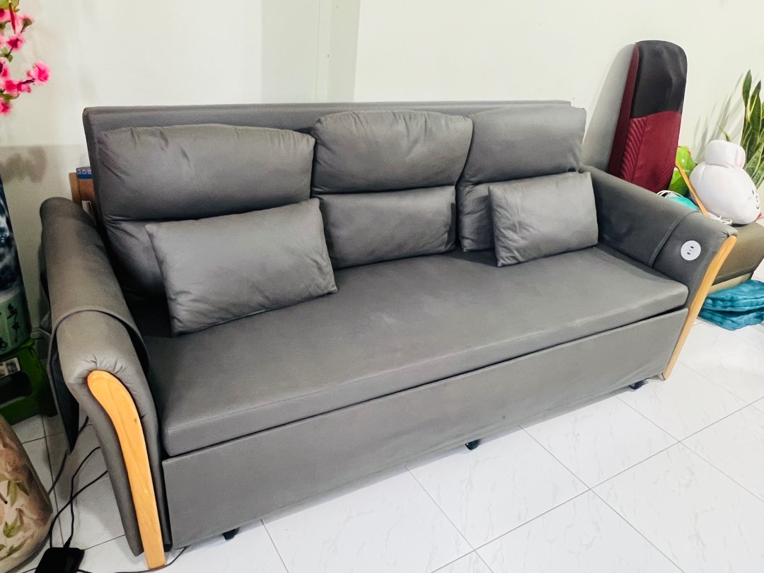 Second hand Sofa bed, Furniture & Home Living, Furniture, Sofas on