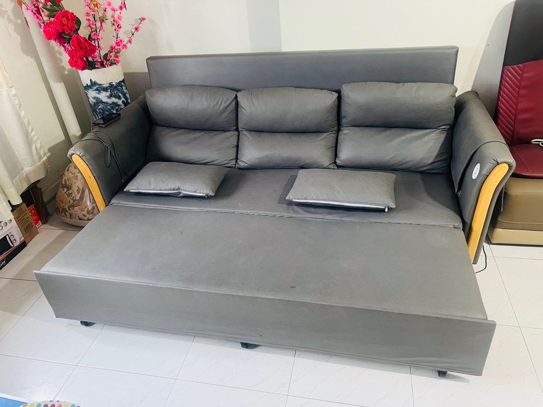 Second hand Sofa bed, Furniture & Home Living, Furniture, Sofas on Carousell