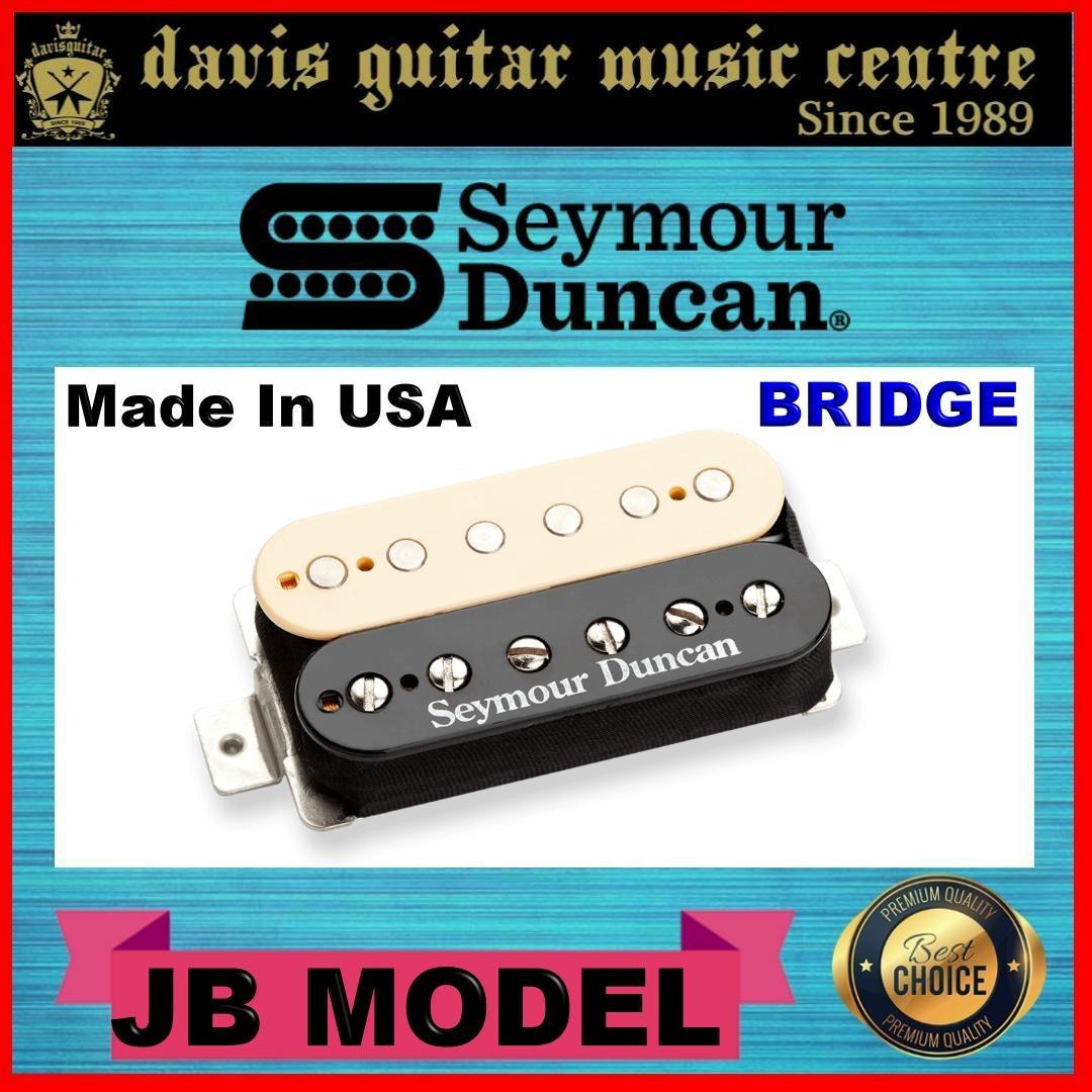 Seymour Duncan JB Model Humbucker Reverse Zebra SH-4 Electric Guitar