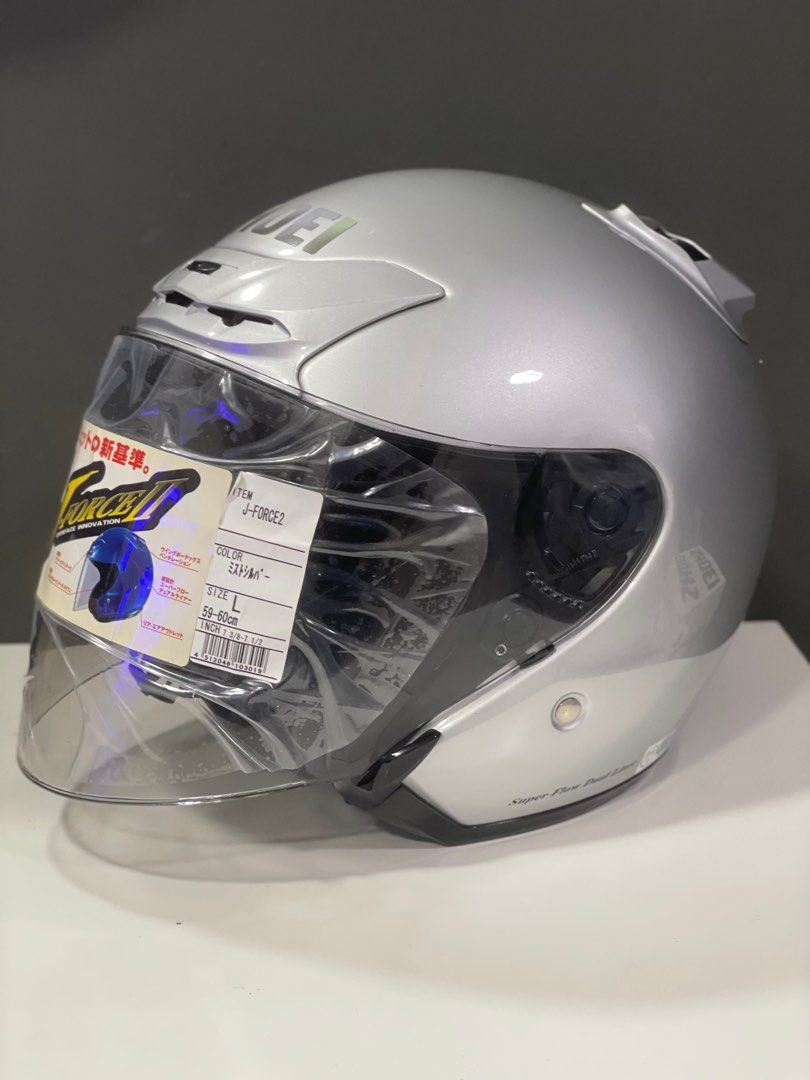 【きれいめファッション51選】上品さと清潔感をキープし II J-Force SHOEI ヘルメット J-FORCE2 ディープシルバー（SHOEI バイクウェア・装備