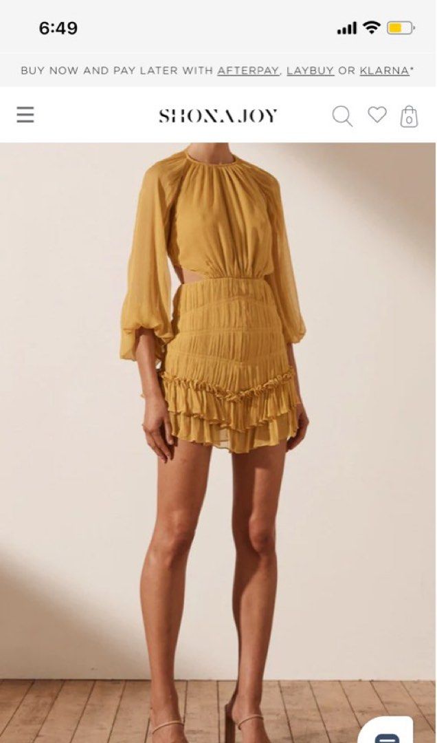 slim fit dress slacks Iridescent Long Sleeve Mini Dress | Ivory | Dresses main image 0
