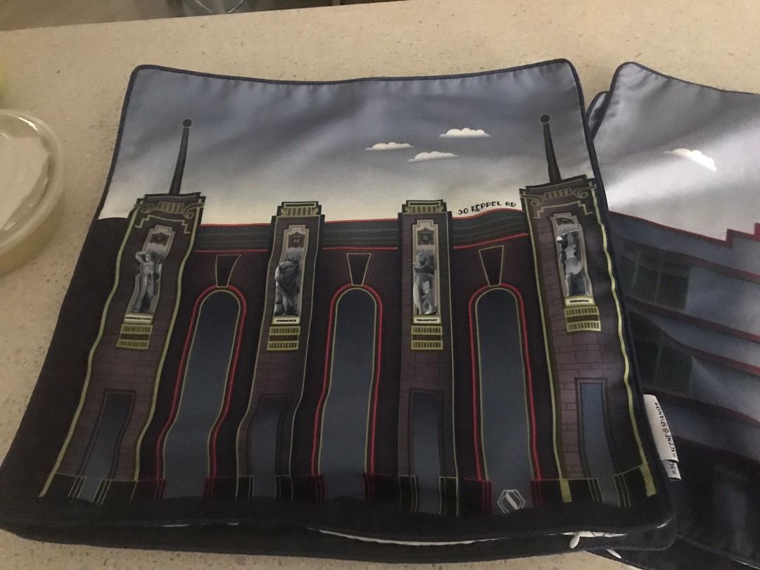 [30 off till end Apr] Singapore cushion covers Keppel Railway Station