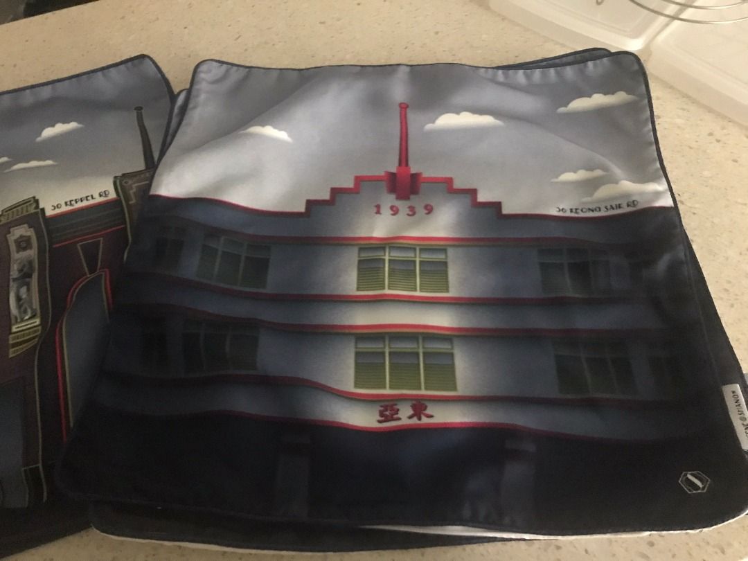 [30 off till end Apr] Singapore cushion covers Keppel Railway Station