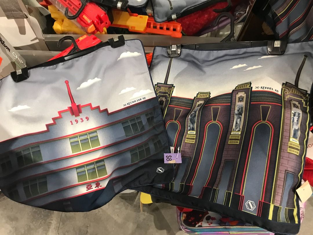 [30 off till end Apr] Singapore cushion covers Keppel Railway Station