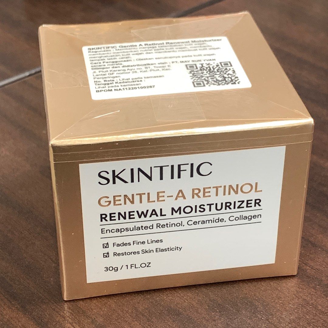 Skintific GentleA Retinol Renewal Moisturizer, Kesehatan & Kecantikan