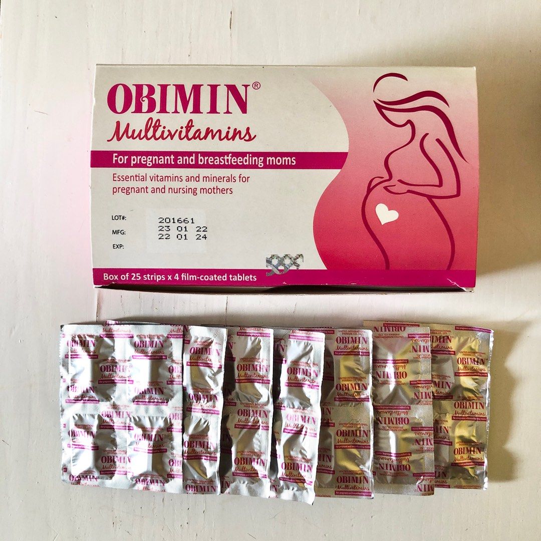 SOG Smart DHA 10s & Obimin Multivitamins 28s for Pregnant and