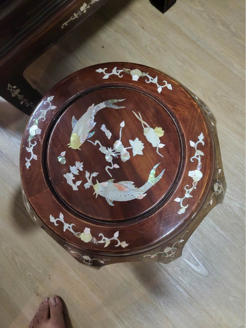 Solid Rosewood Furnitures Set Sofa Coffee Table Sidetable