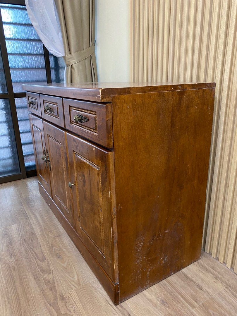 Solid wood shop cabinet