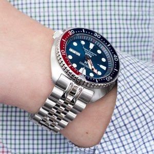 Strapcode Angus Jubilee bracelet for Seiko Turtle Men s Fashion