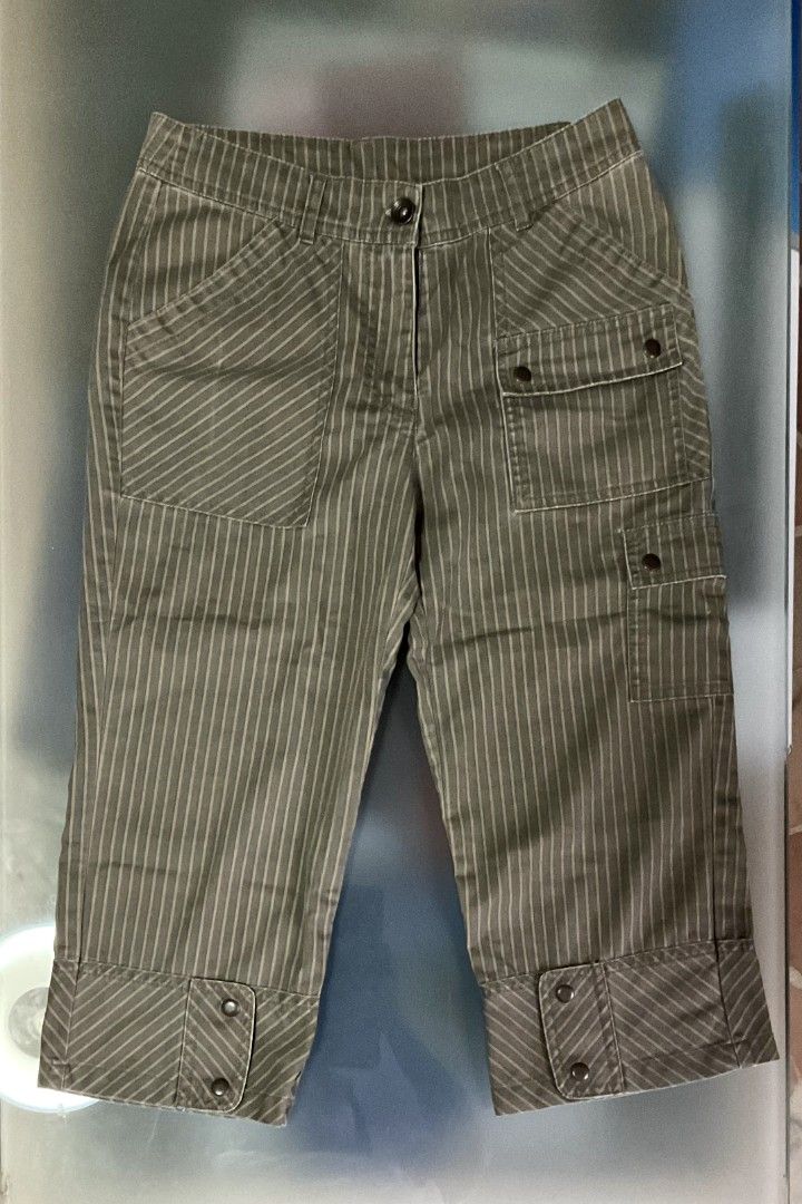 Striped Cargo Pants