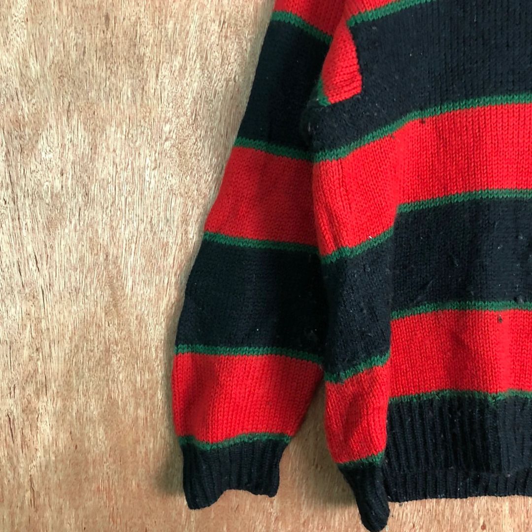 Kurt Cobain Black Striped Sweater