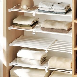 Style Degree Extendable Wardrobe & Cabinet Shelf Divider