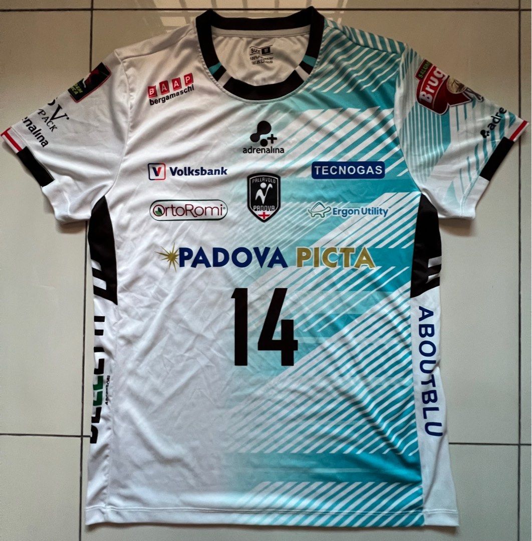 Takahashi Ran Padova Jersey Volleyball Shirt, Men's Fashion, Activewear