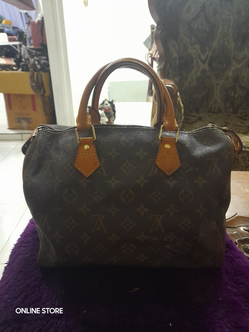 Tas original LV speedy 30 monogram / handbag lv / louis vitton speedy (kode  : SP0016, Barang Mewah, Tas & Dompet di Carousell