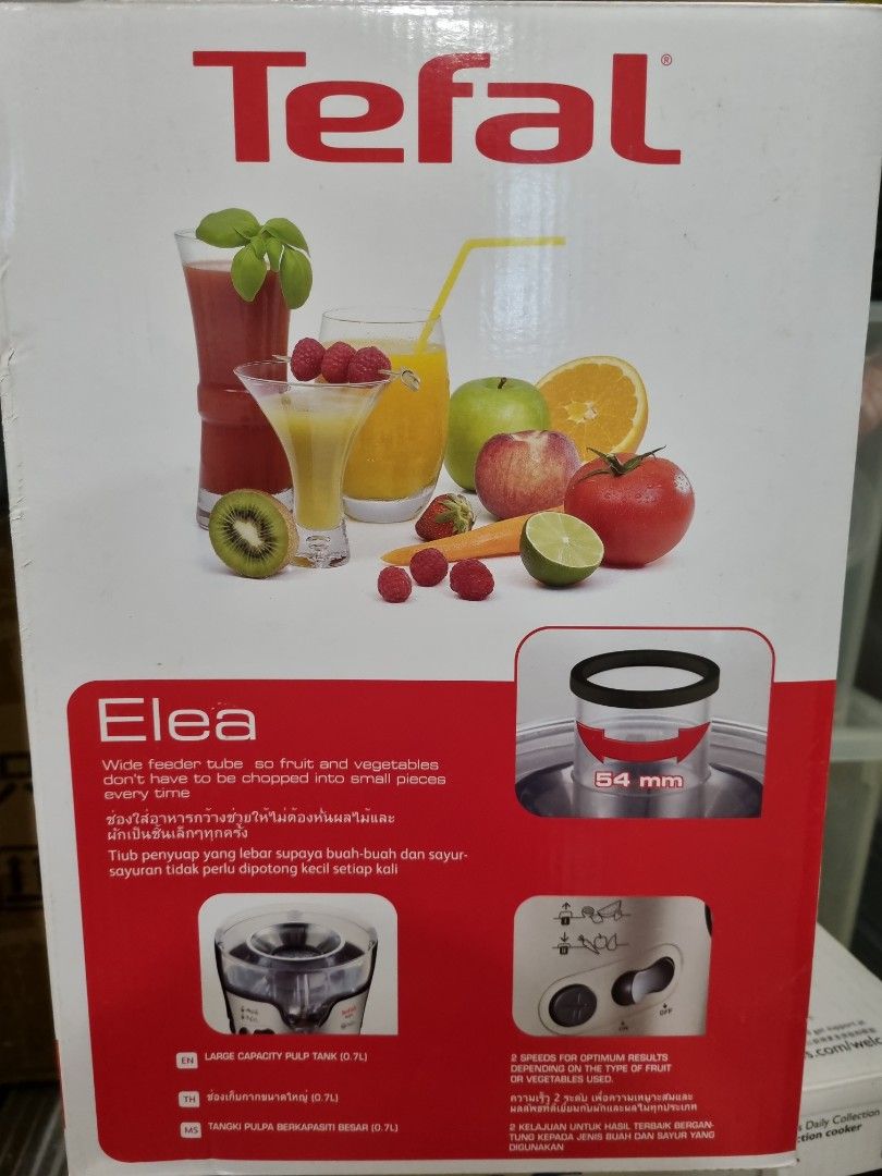 Tefal Elea Juice Extractor, TV & Home Appliances, Kitchen Appliances