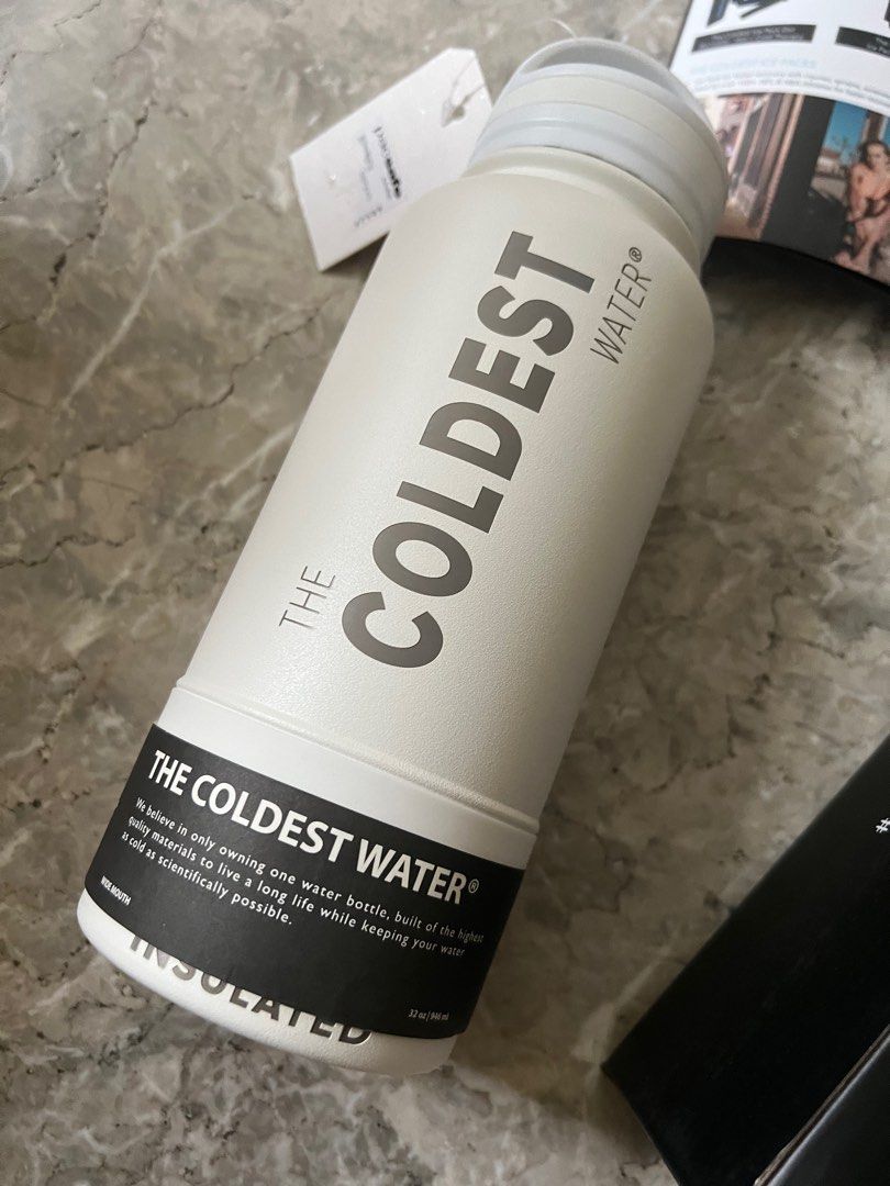 THE COLDEST WATER guaranteed authentic white tumbler 32oz, Furniture