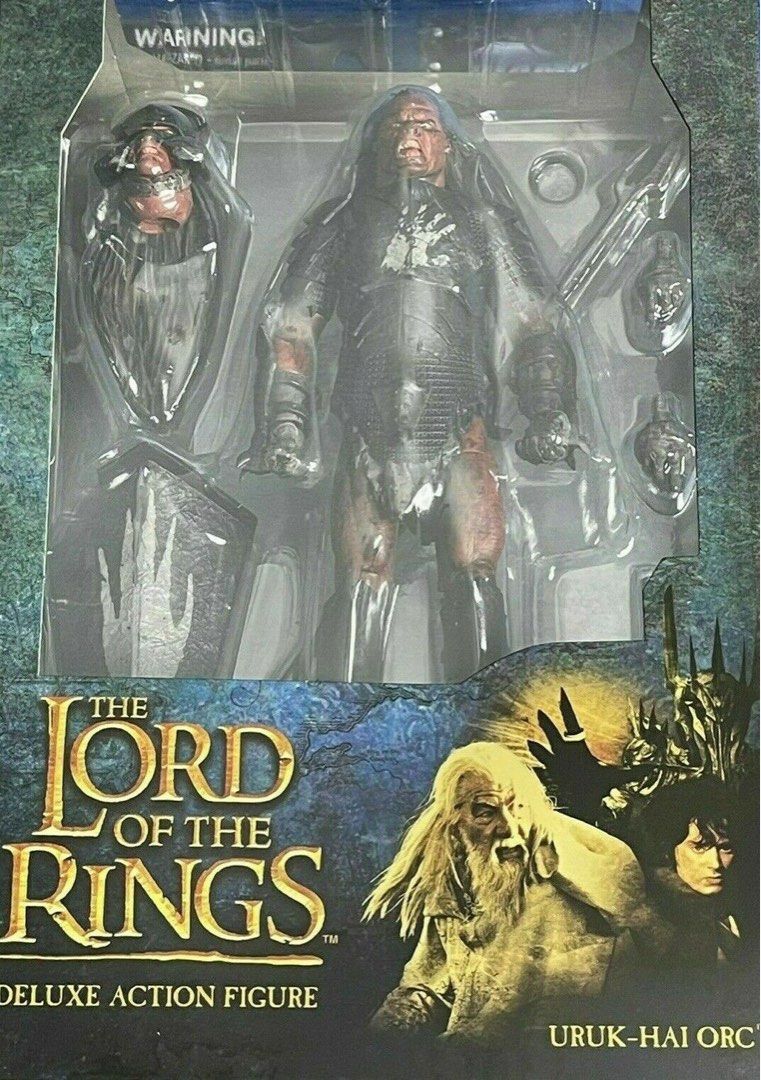 The Lord of The Rings Urukhai Action Figure NEW, 興趣及遊戲, 玩具 & 遊戲類