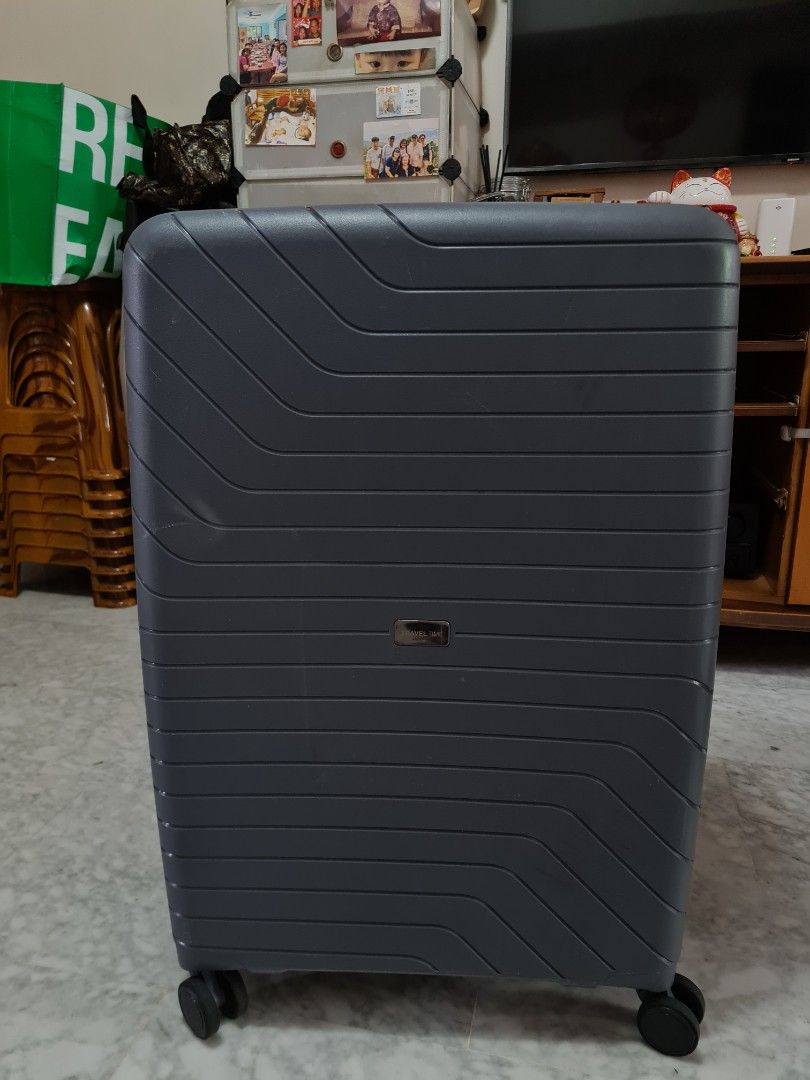 Travel Time Luggage 28inch Grey Blue Hobbies Toys Travel Luggage Travel time luggage 28inch grey blue hobbies toys travel luggage