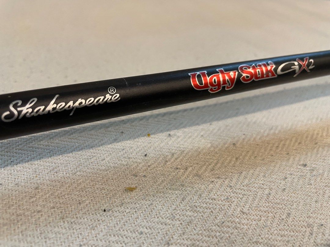 Ugly Stik GX2 6'0” 1-piece Spinning Rod, Sports Equipment, Fishing