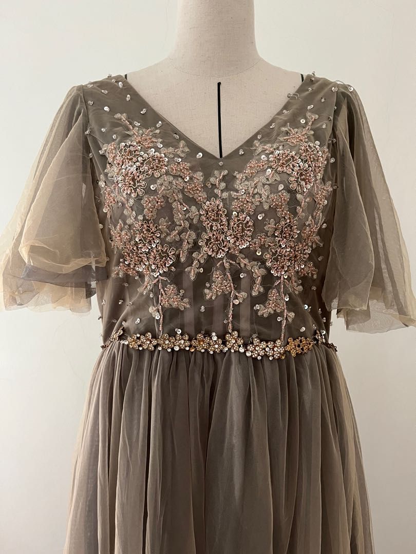 Used plus size evening gowns on sale