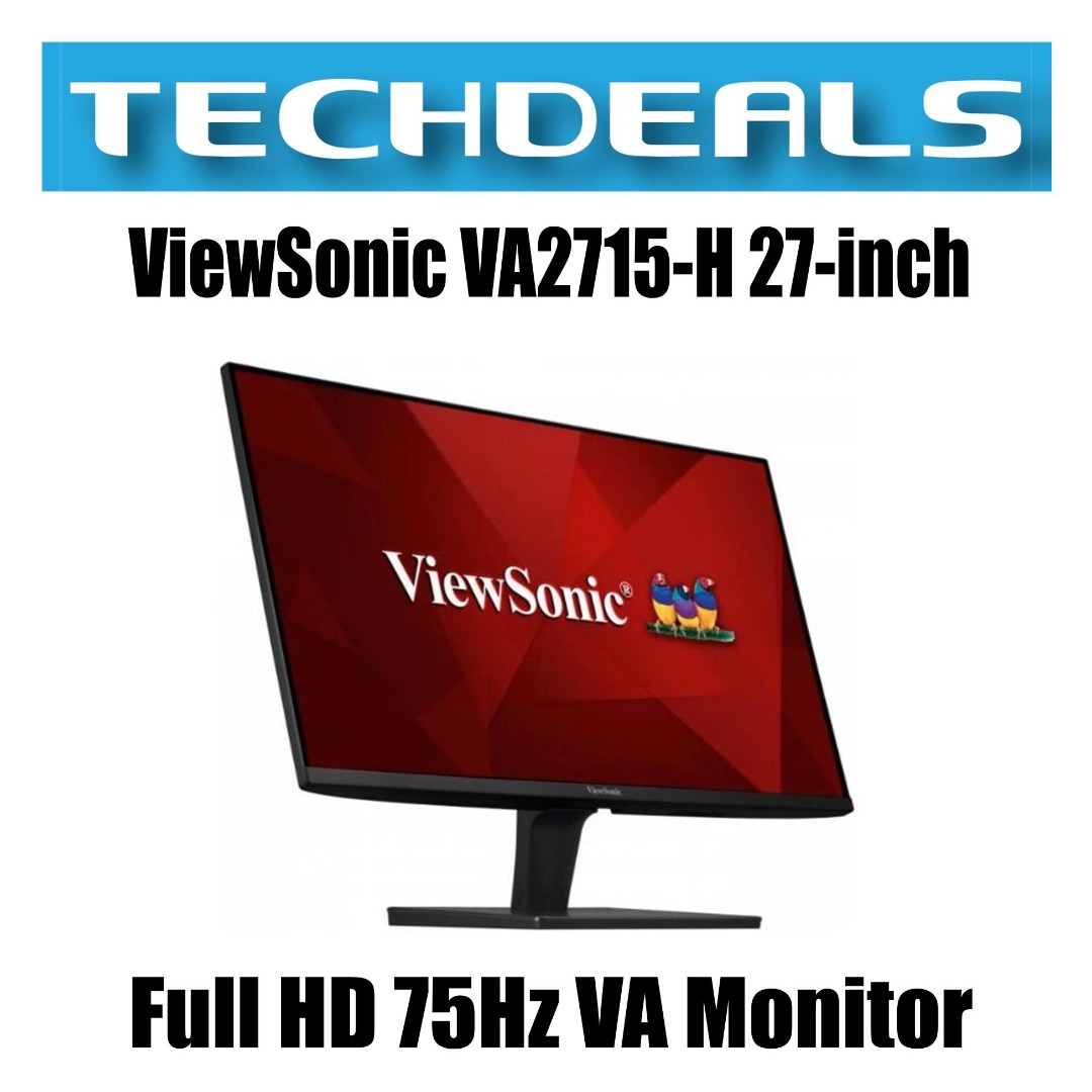 ViewSonic VA2715-H 27-inch Full HD 75Hz VA Monitor, Computers & Tech ...