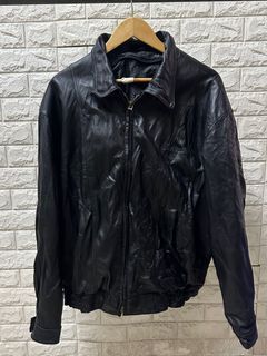 Vintage Black Leather Morton Salt Jacket
