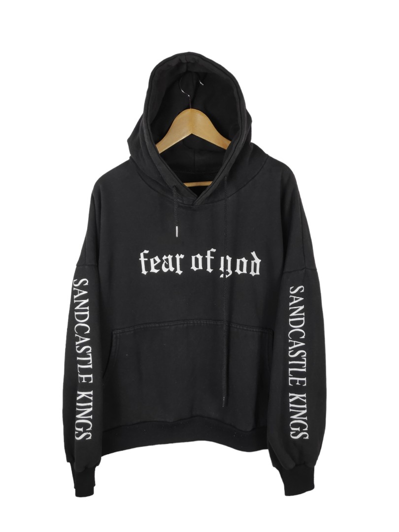 Vintage Fear Of God Sandcastle Kings Hoodie, Men's Fashion, Tops