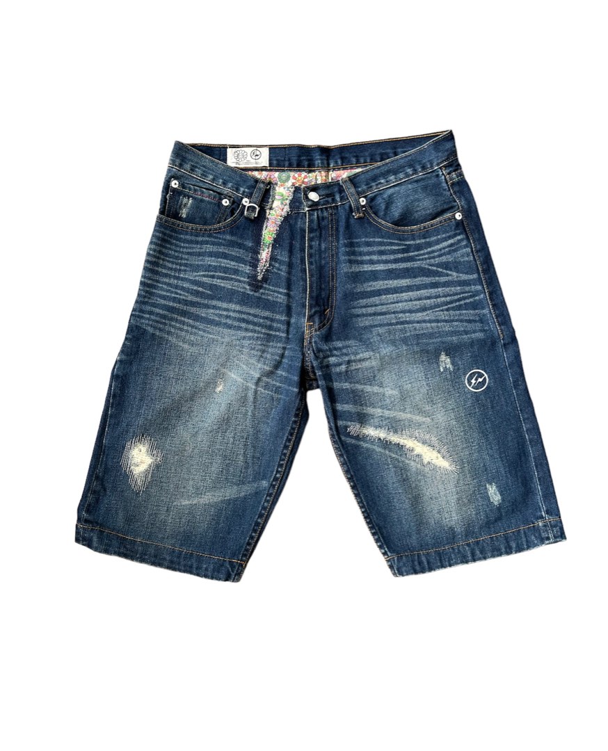 LEVI'S FRAGMENTS FENOM TAKASHI MURAKAMI LV, Men's Fashion, Bottoms, Jeans  on Carousell