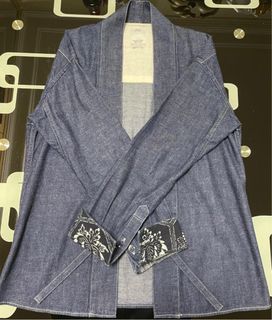 Visvim Indigo Lhamo Shirt Size:1, 男裝, 上身及套裝, T-shirt、恤衫