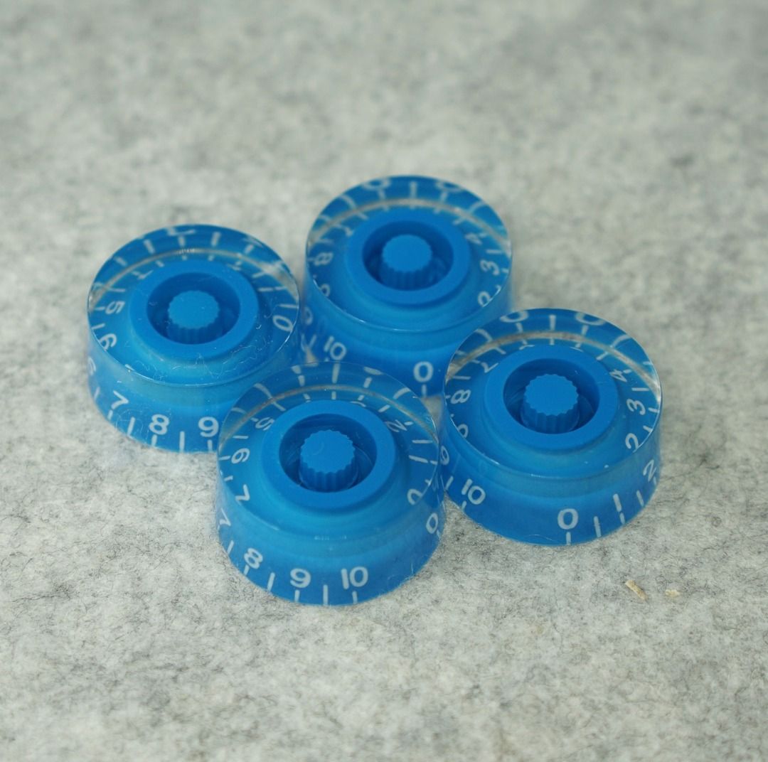 Volume & Tone Control Knobs (Blue) - 4 pcs (Category: Music Accessories) located in Singapore. Submitted by ex_350 (Listing ID 1212563955, Image 1). Description: Volume & Tone Control Knobs - Brand New - Qty : 4 pcs - Material : Plastic - Colour : Blue Self collect at my place in Blk 539, #09-1024 Jurong West Ave 1 (S640539) Take lift D Weekdays after 12 noon to 4pm and 7:45pm to 9pm Weekends 12 noon to 4pm No meetups elsewhere Pls msg before com