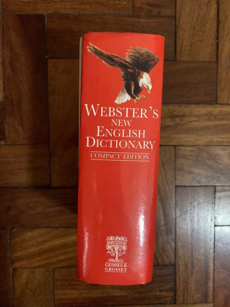 Webster’s New English Dictionary (compact edition) (Category: Textbooks) located in Taytay. Submitted by mmbbisco (Listing ID 1212486014, Image 3). Description: Rfs: not used anymore.