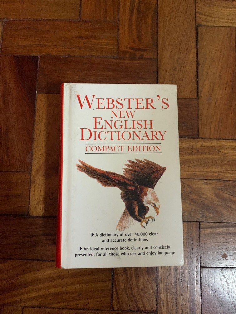 Webster’s New English Dictionary (compact edition) (Category: Textbooks) located in Taytay. Submitted by mmbbisco (Listing ID 1212486014, Image 1). Description: Rfs: not used anymore.