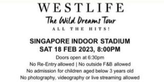 WESTLIFE - The Wild Dreams Tour