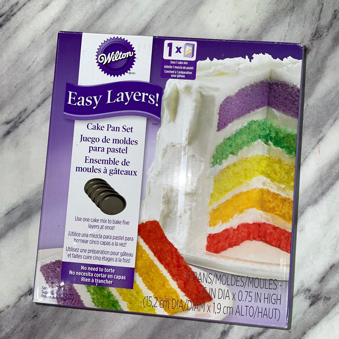 Wilton Easy Layers Round Cake Pan Set, Furniture & Home Living
