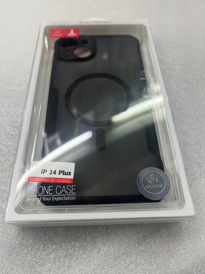 xundd black magsafe iphone 14 plus (Category: Cases & Sleeves) located in Mandaluyong City. Submitted by kaikhaleb (Listing ID 1212524360, Image 1). Description: for sale xundd black magsafe case for iphone 14 plus retails : 300 wholesale : 280.