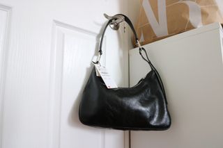 Zara leather shoulder bag