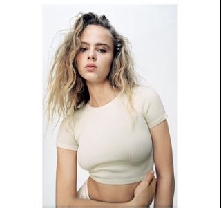 Zara Ribbed Crop Top
