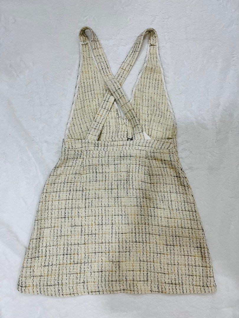 Tweed overall deals dress zara