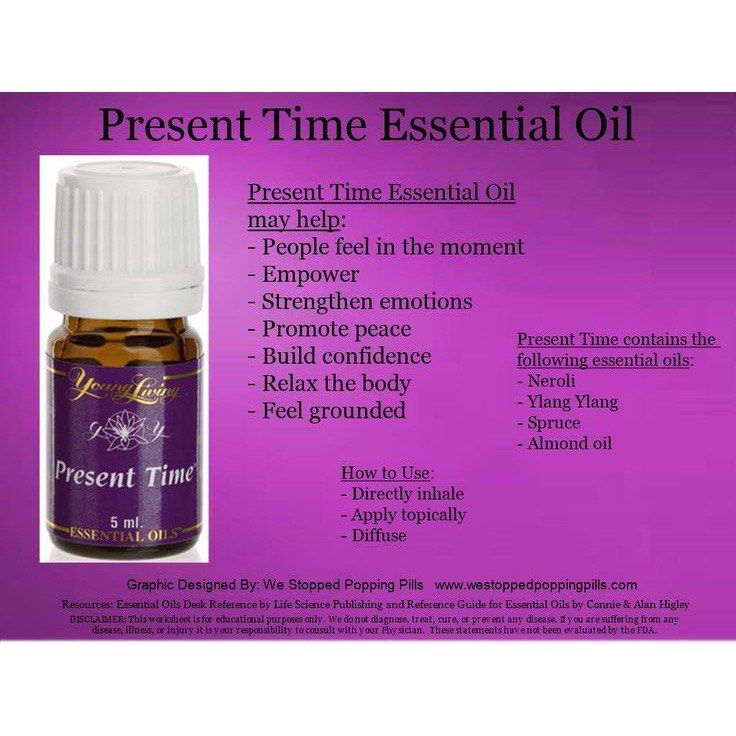100% authentic YL Present Time essential oil 5ml, Furniture & Home