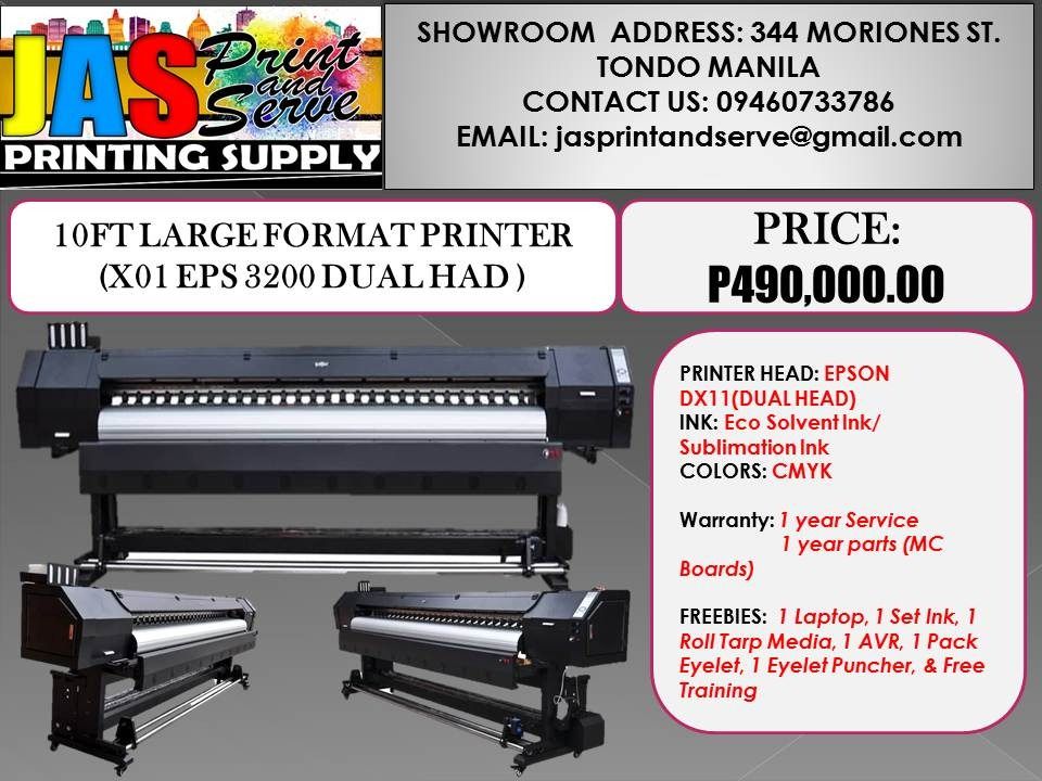 10FT LARGE FORMAT PRINTER MACHINE, Computers & Tech, Printers, Scanners