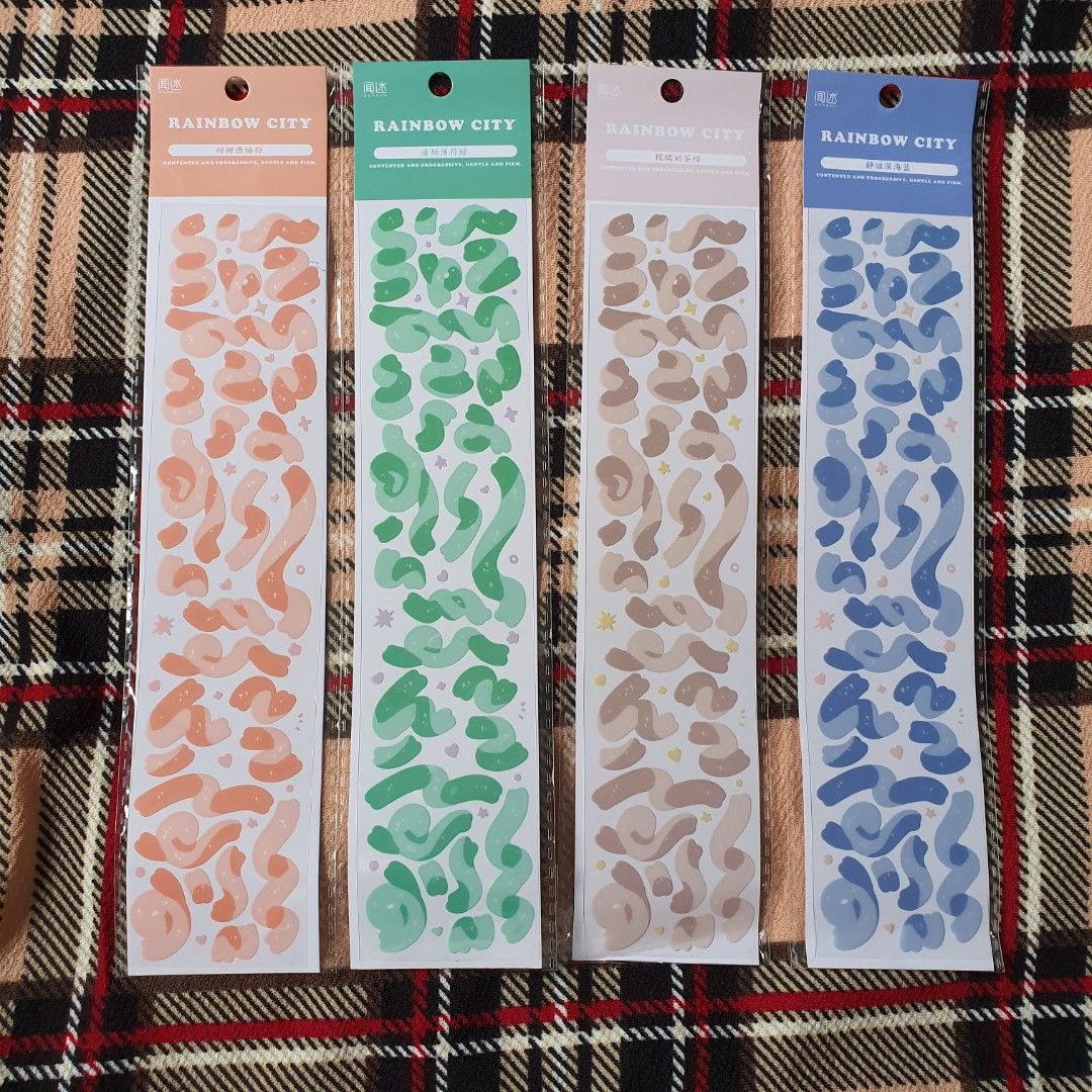 $0.80 cute sticker sheets! l4l dm, Hobbies & Toys, Stationery & Craft ...