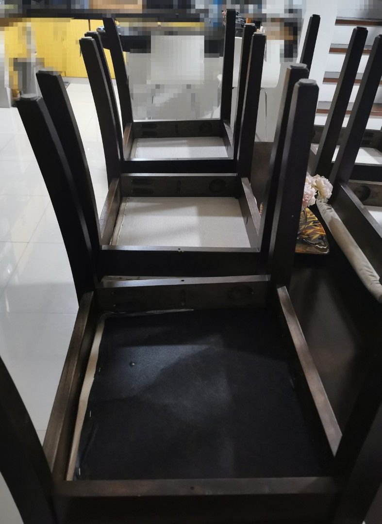 2nd Hand Dining Table (6 Seater), Furniture & Home Living, Furniture