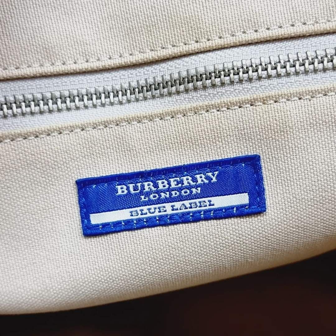 Authentic BURBERRY London Blue Label Signature Monogram All Over Tote Bag Exclusive JAPAN RELEASE Luxury Bags Wallets on Carousell