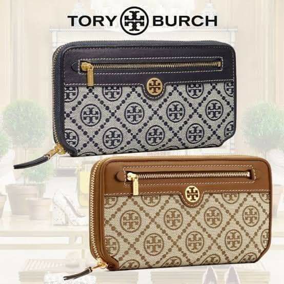 🇺🇲 Authentic Tory Burch Checkbook wallet, Luxury, Bags & Wallets on  Carousell