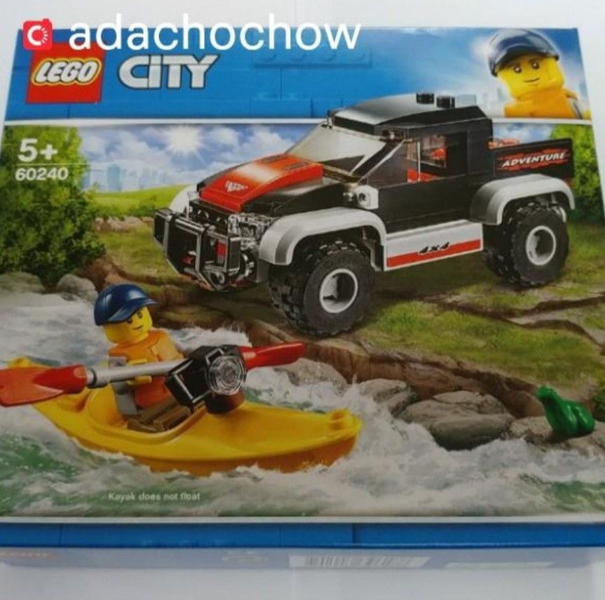 全新未開盒Lego 60240 Kayak Adventure City 城市系列(2019年出產