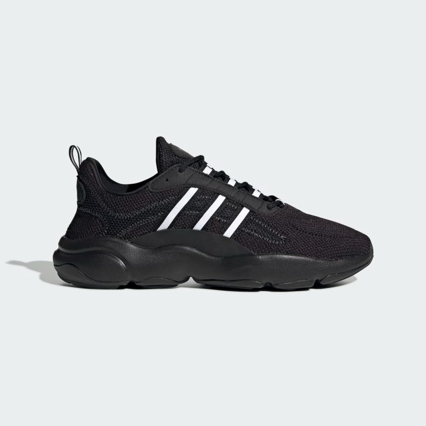 adidas Haiwee Shoes - Black, Men's Fashion, Footwear, Sneakers on Carousell