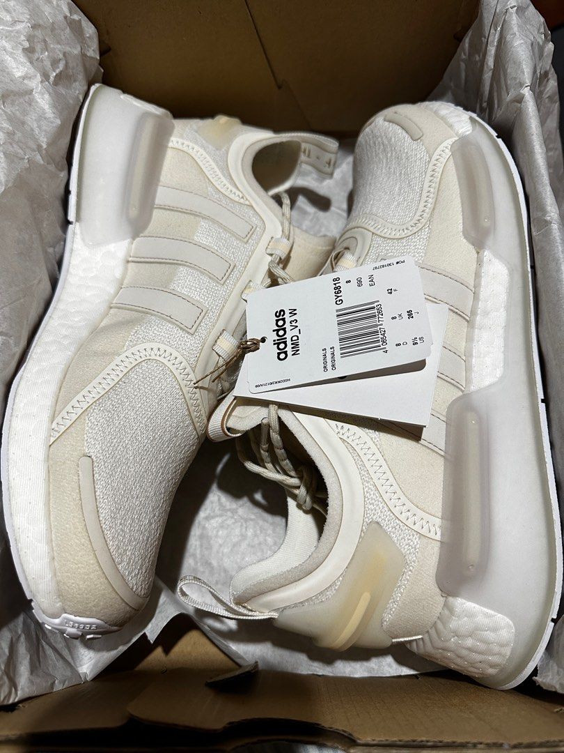 Adidas NMD V3 White US9.5, Men's Fashion, Footwear, Sneakers on Carousell